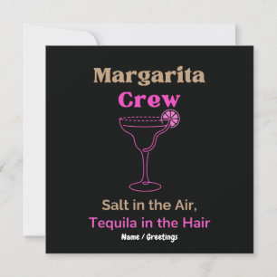 Convites Equipe Margarita Sal no Ar Tequila no Cabelo