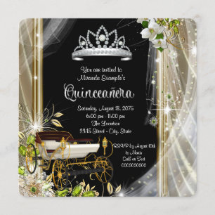 Convites Era uma vez a Princesa Quinceañera