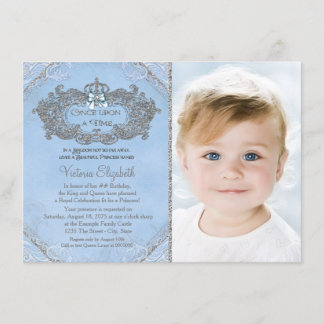 Convites Era Uma Vez Foto Princesa Aniversário