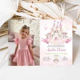 Convites Era Uma Vez Na Época A Princesa Fairytale Castle B