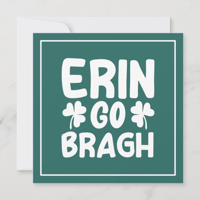 Convites Erin Go Bragh-60850 (Frente)