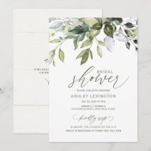 Ervas de Casamento & Verde Natural Aquarela