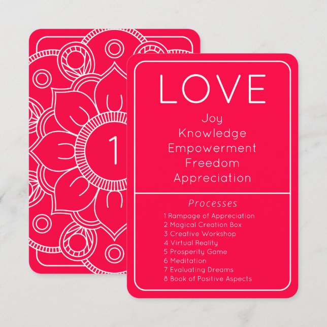 Convites Escala de Orientação Emocional do Amor de Atração (Frente/Verso)