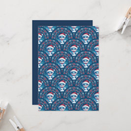 Convites Escala Deco do Urso de Natal de Kawaii