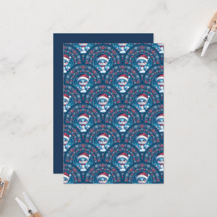 Convites Escala Deco do Urso de Natal de Kawaii