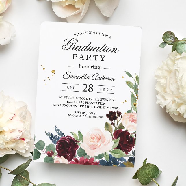 Convites Escamudo e Douradas Quedas com Aquarela Elegante (Criador carregado)