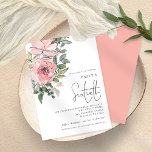 Convites Escamudo Elegante Cor-de-rosa Floral Sessenta Fest<br><div class="desc">Elegante Blush Pink Florals Sessenta Festa de aniversário. uma ilustração floral artística de tendências para convidar seus convidados para comemorar seu 60º aniversário, com flores e folhas no canto superior esquerdo. Um roteiro elegante para a ocasião e personalizar facilmente o resto do texto de acordo com suas necessidades. Um plano...</div>