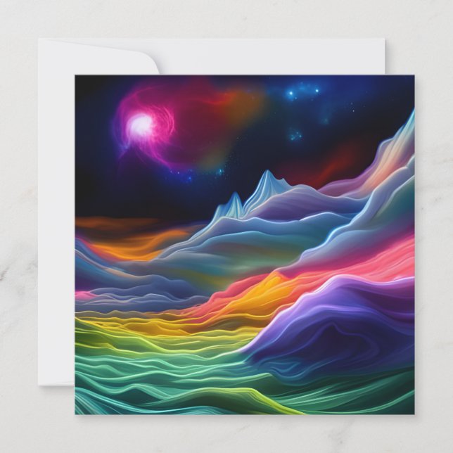 Convites Escape espacial fantasia (Frente)