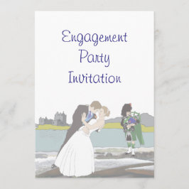 Convites Escocês, Festa de noivado Celta