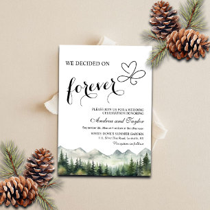 Convites Escolhemos Casamento Casual para Sempre