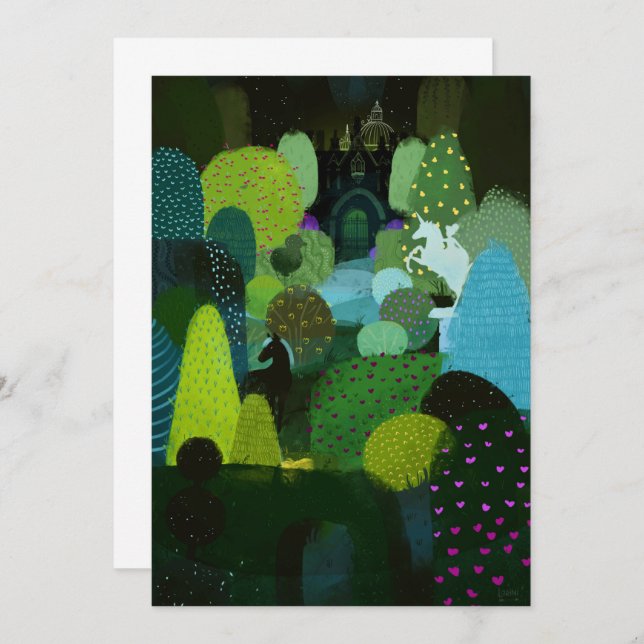 Convites Escondido no Parque (Frente/Verso)