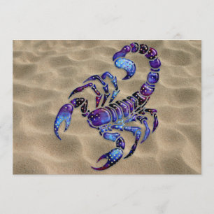 Convites Escorpião Celestial