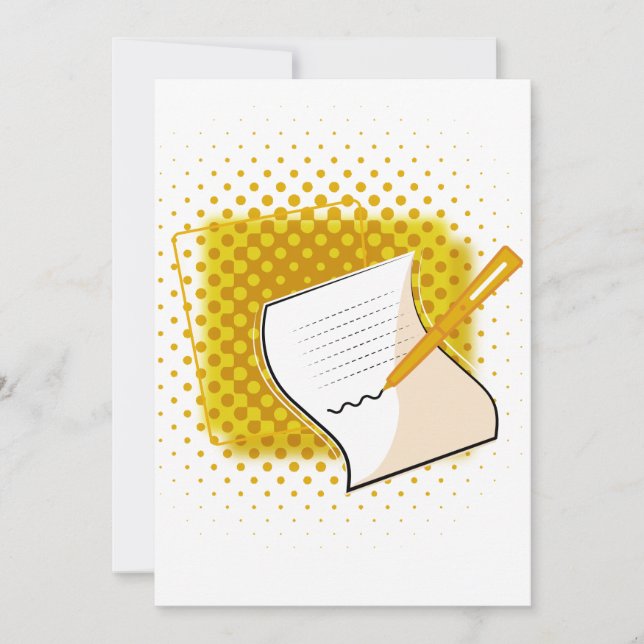 Convites Escrevendo sobrevoo (Frente)