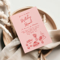 Escrito Manualmente Cor-de-rosa Cor-de-rosa Brinca