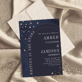 Convites Escrito nas Estrelas Celestial Moody Wedding