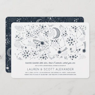 Convites Escrito no Chá de fraldas de Revisão de Gênero das