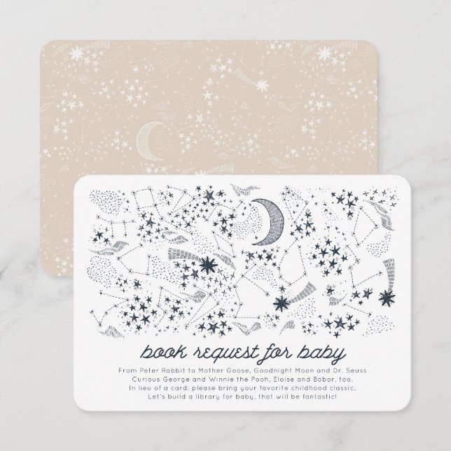 Convites Escrito no Pedido de Livro de Casais das Estrelas (Frente/Verso)