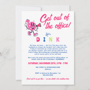 Convites Escritório Engraçado Equipe Construindo O Jogo De