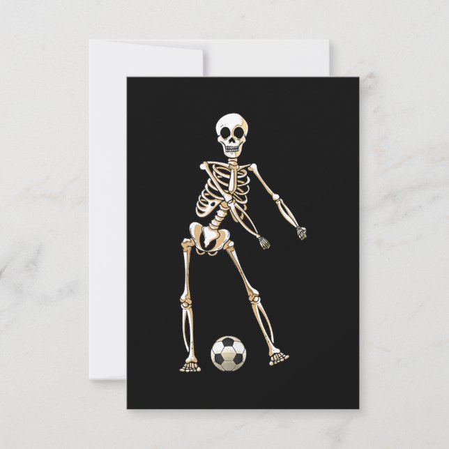 Convites Escudo de futebol de Halloween Flosen dança (Frente)