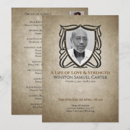 Convites Escudo Memorial de Colagem de 5 Fotos de Estilo Me