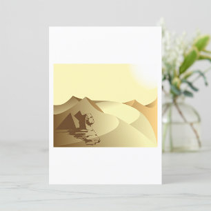 Convites Esfinge No Deserto