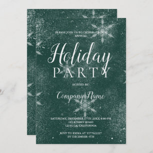 Convites Esmeralda de tipografia verde