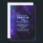 Convites Espaço doce 16. Estrelas noturnas. 16.º aniversári<br><div class="desc">Space Sweet 16 aniversários. Entre em contato comigo,  por favor,  se precisar de itens adicionais.</div>