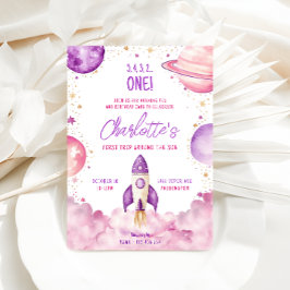 Convites Espaço Primeira Viagem Em Torno Da Festa de aniver