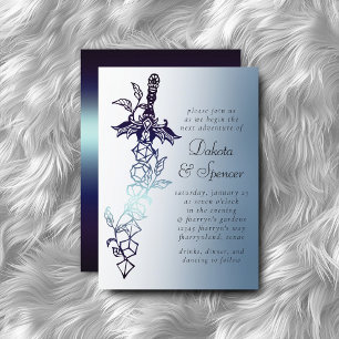 Convites Espada de Dice RPG   Marinho Sheen Tabletop PnP Ro