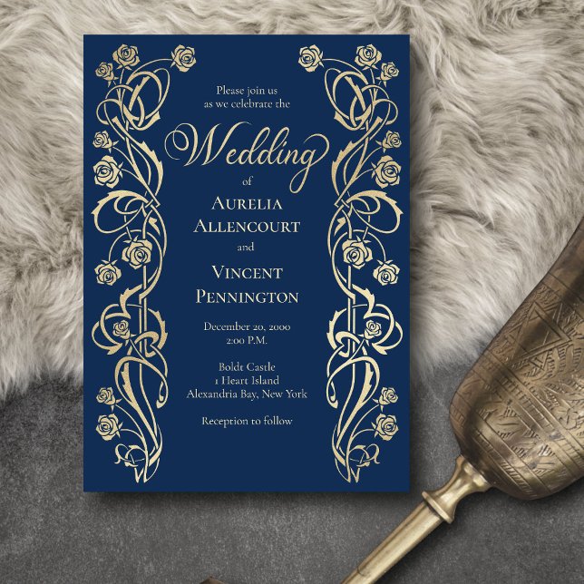 Convites Espada Real dos Rosas Medievais (Criador carregado)