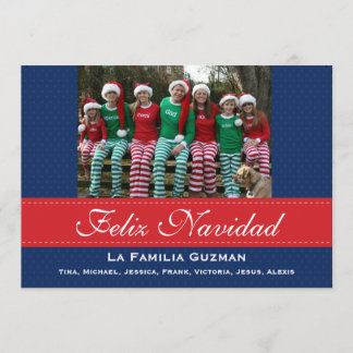 Convites Espanhol-Feliz Navidad / Natal Espanhol