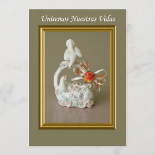 Convites espanol do boda do invitacion