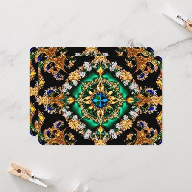 Convites especiais com Design de cores brasileiras (Frente/Verso In Situ)