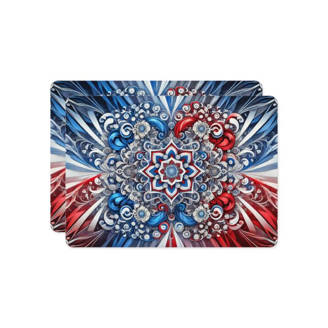 Convites especiais com Design de cores francesas (Frente/Verso In Situ)