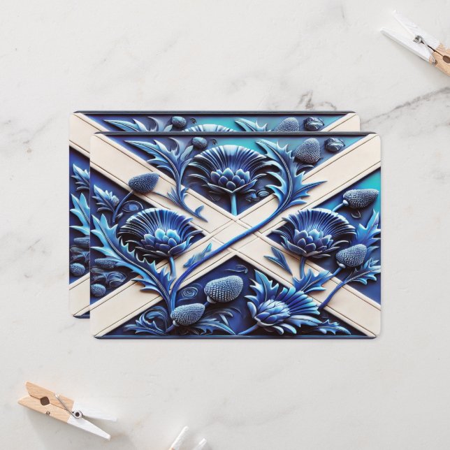 Convites especiais com istos escoceses (Frente/Verso In Situ)