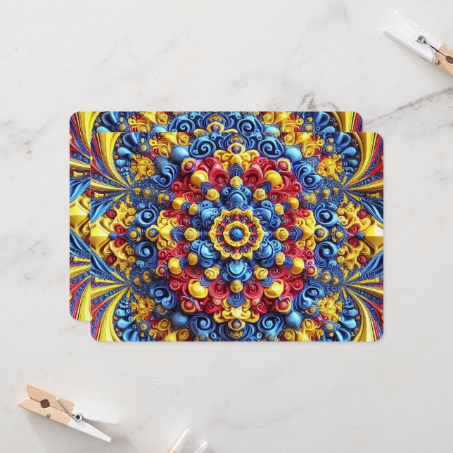 Convites especiais para Design de cores romenas (Frente/Verso In Situ)