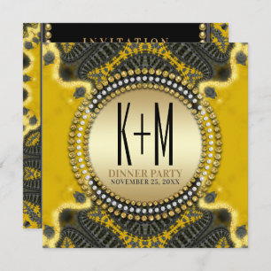 Convites Especial e Exclusivo do Partido Janto Dourado Nouv