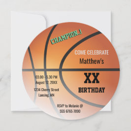 Convites Especial Super Orçamento de Basquete