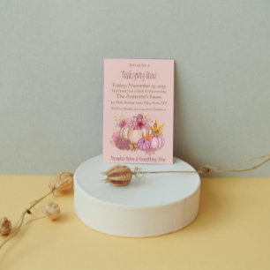 Convites Especiarias e Bela Janta de Ação de Graças Pumpkin