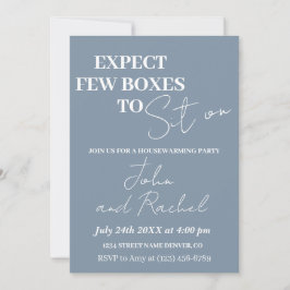 Convites Esperem poucas caixas para se sentarem na divertid