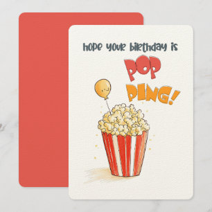 Convites Espero que o teu aniversário esteja a rebentar!   