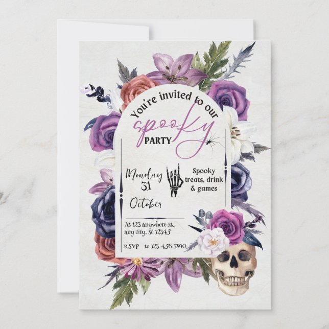 Convites Espetacular, junte-se a nós, se ousar! (Frente)