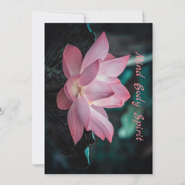 Convites Espírito de Mente Personalizada Travesseiro de Flo (Frente)