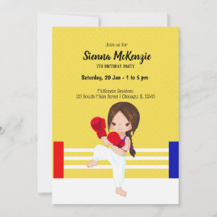 Convites Esporte de boxe