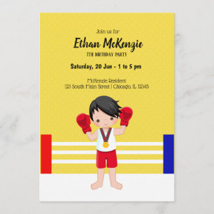 Convites Esporte kickboxing