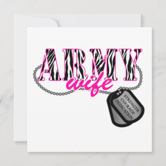 Convites Esposa do Exército