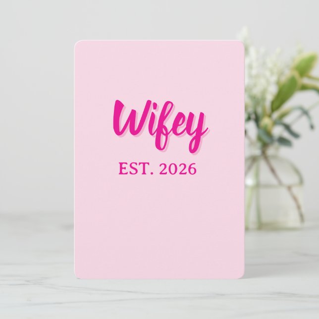 Convites Esposa est. 2026 (Em pé/Frente)