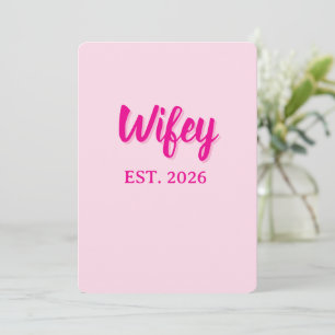 Convites Esposa est. 2026