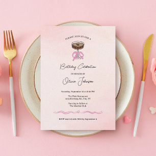 Convites Espresso Martini Cocktail Birthday