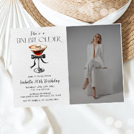 Convites Espresso Martini Tini Bit Foto De Aniversário Mais
